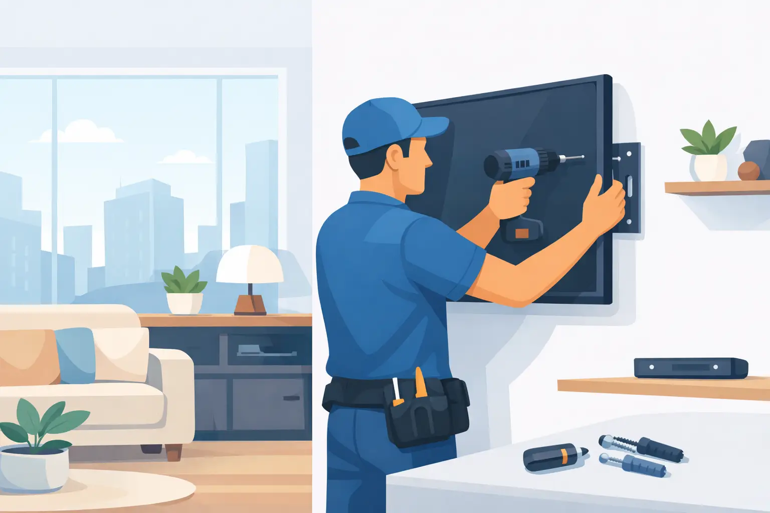 Apartment TV Mounting Service Done Right