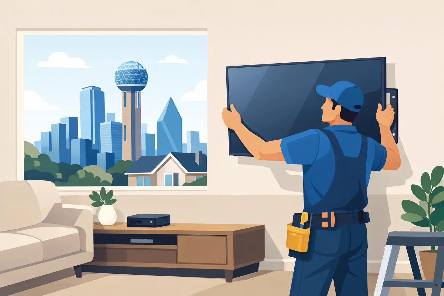 Same Day TV Mounting Dallas Homeowners Trust